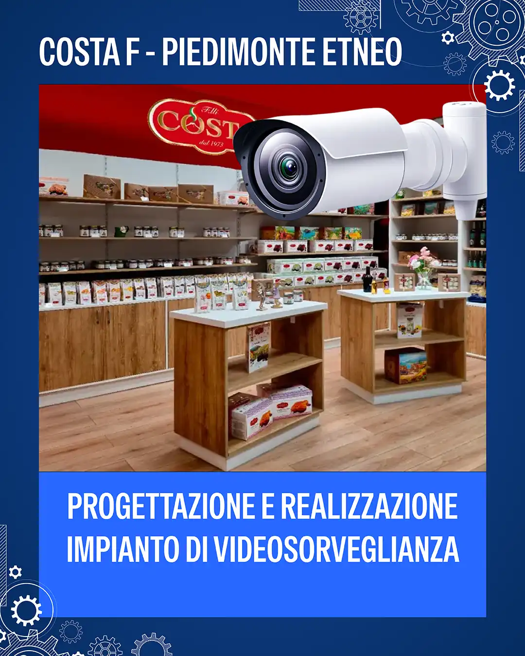 2024-09-09 Costa Dolci Progettazione e realizzazione impianto di videosorveglianza TV CC Cam Videocamere IP img